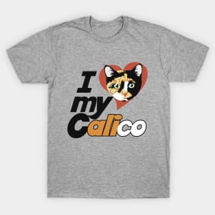 I love my calico cat T-Shirt